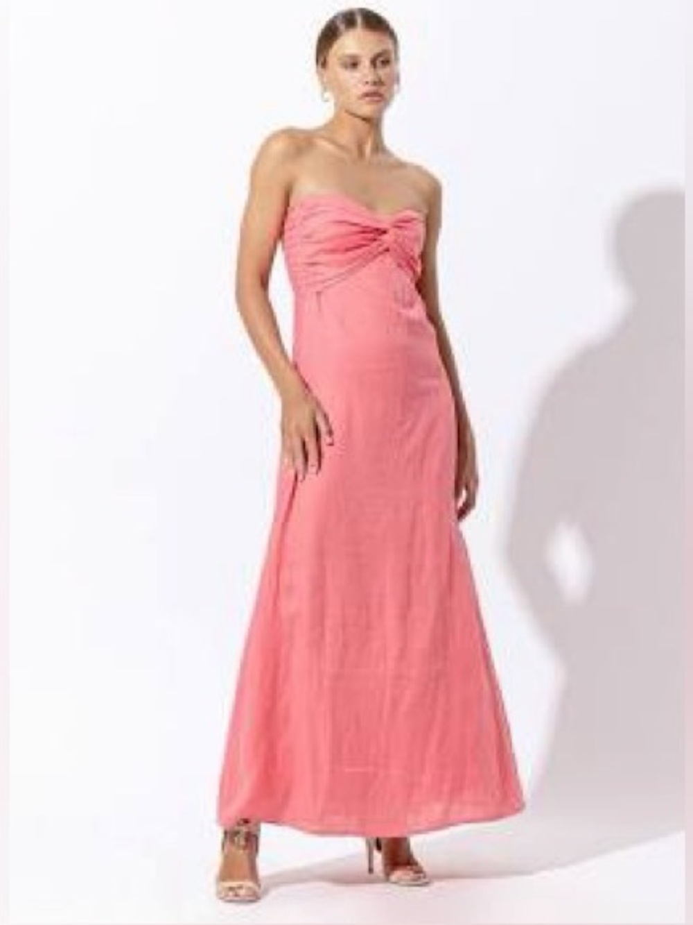 Lusana Melody Linen Maxi Dress